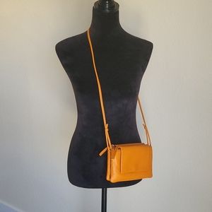 Zara leather mini crossbody